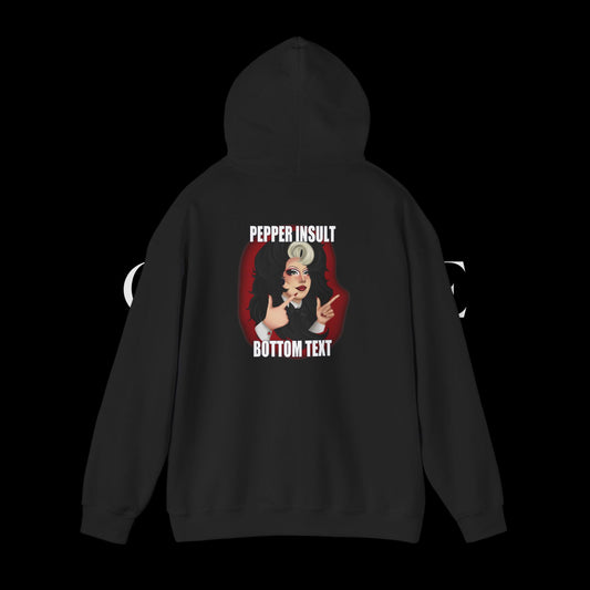 Pepper Insult Graphic Hoodie
